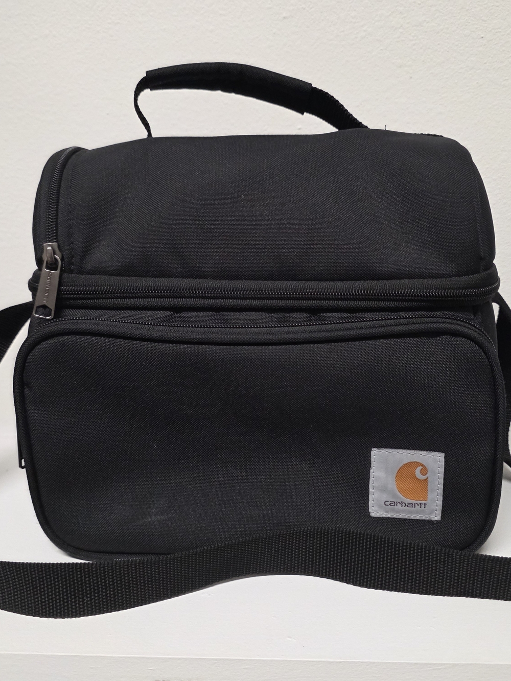 Carhartt Black Compact Lunch Bag with Shoulder Strap